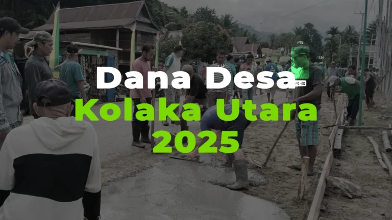 Dana Desa Kabupaten Kolaka Utara Tahun 2025